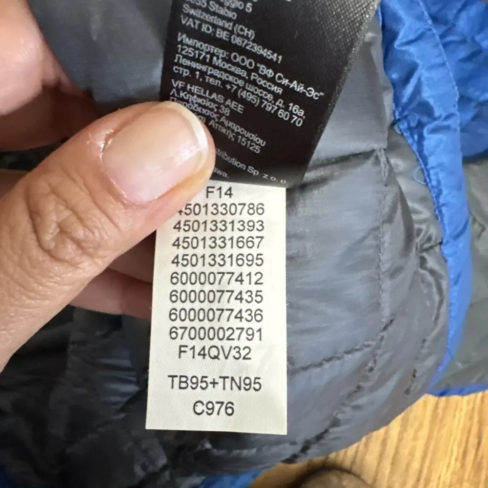 The North Face Thermoball Mens S PrimaLoft Nano Puffer Lightweight Jacket